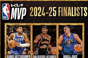NBA七大奖项候选人揭晓：亚历山大、约基奇、字母哥角逐MVP，老鹰新星强势入围