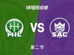 NBA常规赛，雄鹿次节领先国王18分，阿德托昆博24分威斯布鲁克15分表现出色