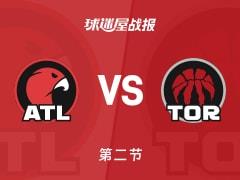 第二节结束，老鹰49-61猛龙，博伊尔斯贡献13分