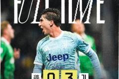 意甲赛场，萨索洛0-3负于尤文图斯，尤文暂时升至第四位