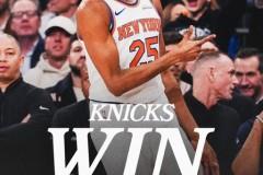 NBA常规赛，快船客场111-123负于尼克斯，布伦森26分7助攻，伦纳德空砍25分
