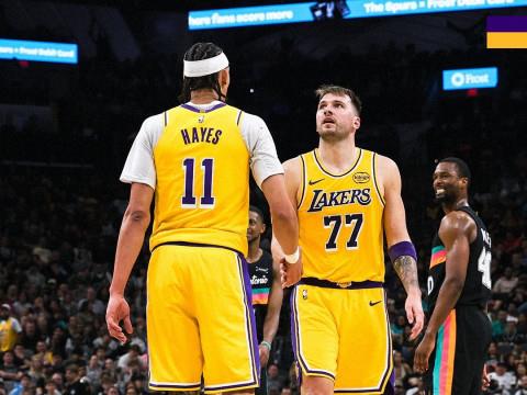 2024年1月8日，NBA常规赛湖人vs马刺比赛全场录像高清，东契奇空砍38分三双未能逆转局势