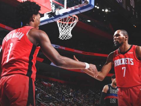 2024年1月24日 NBA常规赛录像回放完整版，火箭vs活塞 杜兰特高效砍下32分