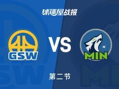NBA常规赛，森林狼半场领先勇士15分，兰德尔贡献13分，波斯特拿下8分