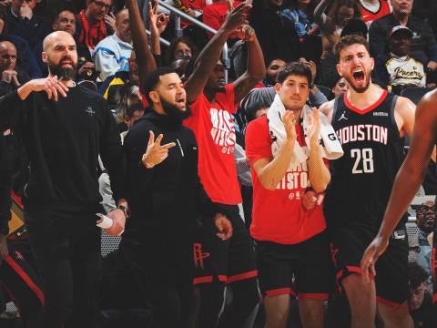 2024年2月3日，NBA常规赛火箭vs步行者，申京狂砍39分16篮板统治内线全场录像回放