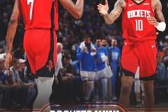 NBA常规赛，火箭客场112-106战胜雷霆，亚历山大缺阵，杜兰特贡献20分
