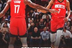 NBA常规赛，火箭主场102-95击败快船，杜兰特26 6 伦纳德空砍24分