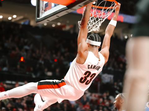 NBA常规赛，开拓者vs森林狼伤病名单，夏普左小腿拉伤缺阵（2月12日）