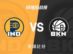 NBA常规赛，步行者115-110击败篮网，沃克贡献23分5篮板3助攻