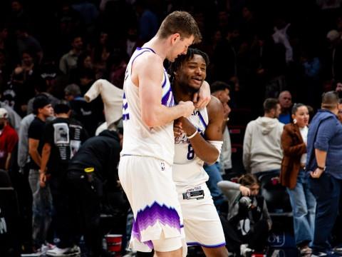 NBA常规赛，开拓者vs爵士首发名单预测，马尔卡宁和阿夫迪亚对位分析