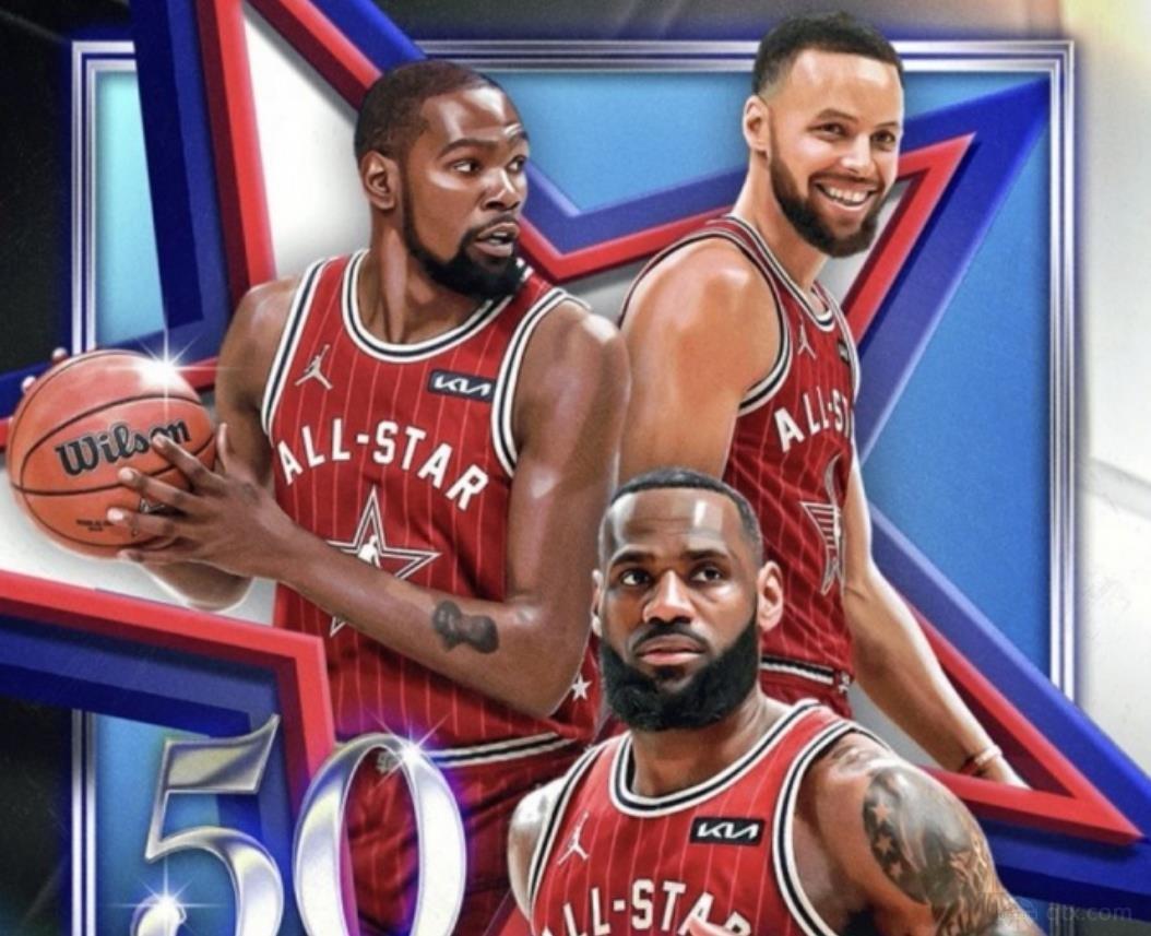 NBA官推晒海报致敬詹杜库