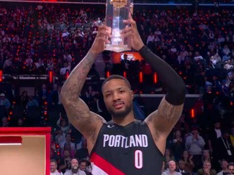 NBA全明星三分大赛，利拉德决赛29分险胜布克，夺得第3冠并列历史第一