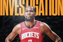 美媒报道杜兰特，NBA联盟未展开调查