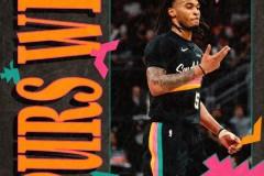 NBA常规赛，马刺主场大胜太阳121-94，卡斯尔砍下20分，文班亚马贡献17分11篮板