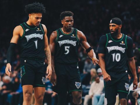 2月25日，NBA常规赛，森林狼vs开拓者首发名单预测，杨瀚森将缺席