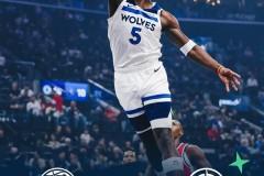 NBA常规赛，森林狼客场94-88险胜快船，伦纳德缺阵爱德华兹砍下31分