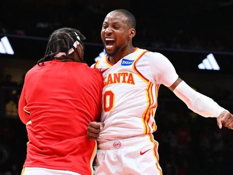 3月2日NBA常规赛，开拓者vs老鹰全场高清录像回放，杨瀚森6分钟三分1中0收获1板1助