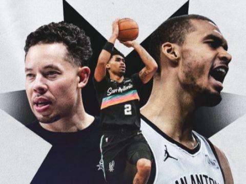 NBA官方公布2月奖项，文班获月最佳，马刺包揽西部四大奖项
