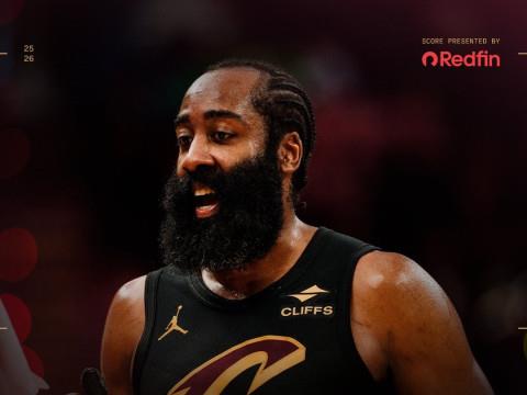 NBA常规赛回放：活塞vs骑士全场录像高清，3月4日哈登18 6 7