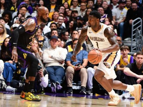 3月4日 NBA常规赛：鹈鹕vs湖人全场高清录像回放，东契奇关键三分