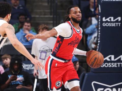 2024年3月8日，NBA常规赛快船vs灰熊全场比赛录像回放，伦纳德砍下28分
