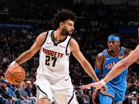 3月10日NBA常规赛掘金vs雷霆全场录像回放，亚历山大三分绝杀
