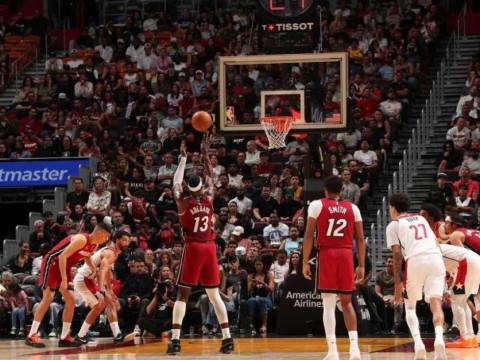 2024年3月11日 NBA常规赛奇才vs热火全场高清录像，阿德巴约狂轰83分9篮板
