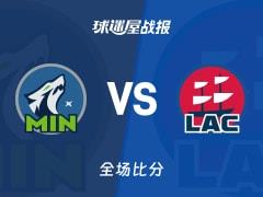 森林狼对阵快船比赛战报，128-153，伦纳德45分5篮板5助攻