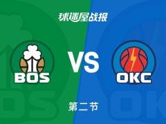 凯尔特人半场领先雷霆3分，普里查德10分，亚历山大17分