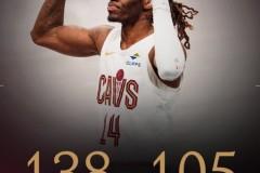 NBA常规赛，骑士客场138-105大胜独行侠，莫布利29分7篮板米切尔24分8助攻