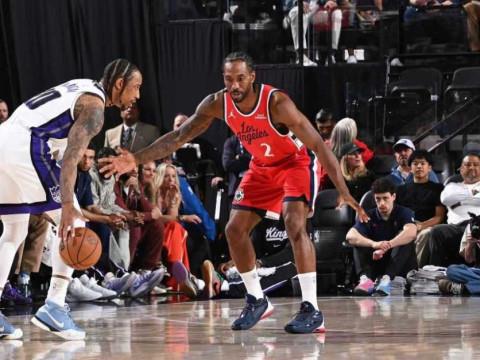 NBA常规赛，国王vs快船全场录像回放，威少15中4砍下12 12 10三双
