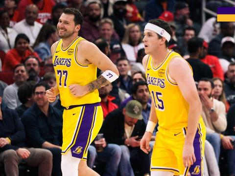 3月17日NBA常规赛，湖人vs火箭全场比赛录像回放，东契奇狂砍36分