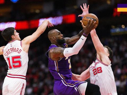 NBA常规赛录像回放完整版，湖人vs火箭全场回放，东契奇40分致命三分定胜局