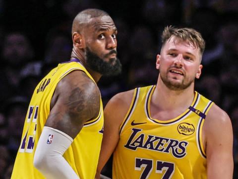 3月20日NBA常规赛湖人vs热火全场回放，东契奇60分刷新队史纪录