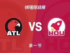NBA常规赛，首节结束，火箭35-27领先老鹰，史密斯贡献10分2篮板1助攻