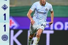 意甲佛罗伦萨1-1战平国际米兰，国米继续领先6分