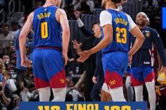 NBA常规赛，开拓者客场112-128不敌掘金，约基奇22 14 14穆雷22分