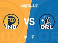 步行者vs魔术半场比分59-64，班凯罗独得22分