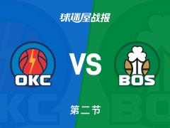 雷霆53-49领先凯尔特人，次节战罢塔图姆拿下12分