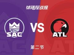 次节战罢国王54-66落后老鹰，亚历山大沃克独取14分