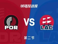 开拓者vs快船半场62-46领先，阿夫迪亚贡献15分