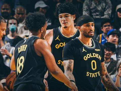 4月3日NBA常规赛骑士vs勇士全场回放，骑士提前锁定季后赛