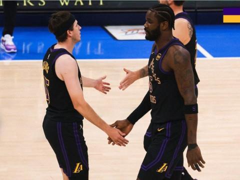 4月3日NBA常规赛湖人vs雷霆全场回放，东契奇腿筋伤势加重