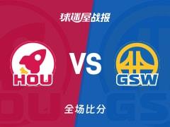 NBA常规赛，杜兰特31分8篮板8助攻，火箭117-116险胜勇士